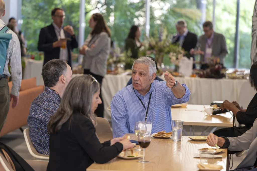 conversation at table